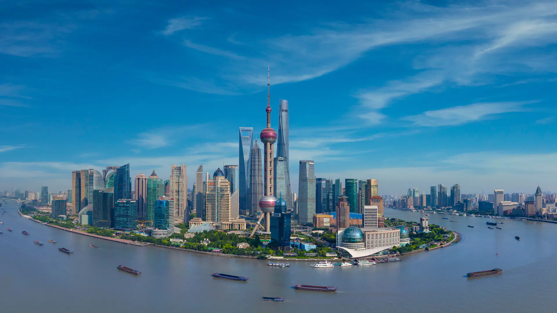 Grand hyatt on the bund birds eye view
